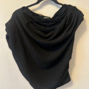 Rachel Comey Doria Top Black Off-Shoulder Bubble Lace Womens Sz Small